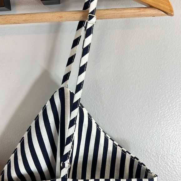 Main Strip Montego Bay Striped Jumpsuit Size Large - Picture 9 of 13